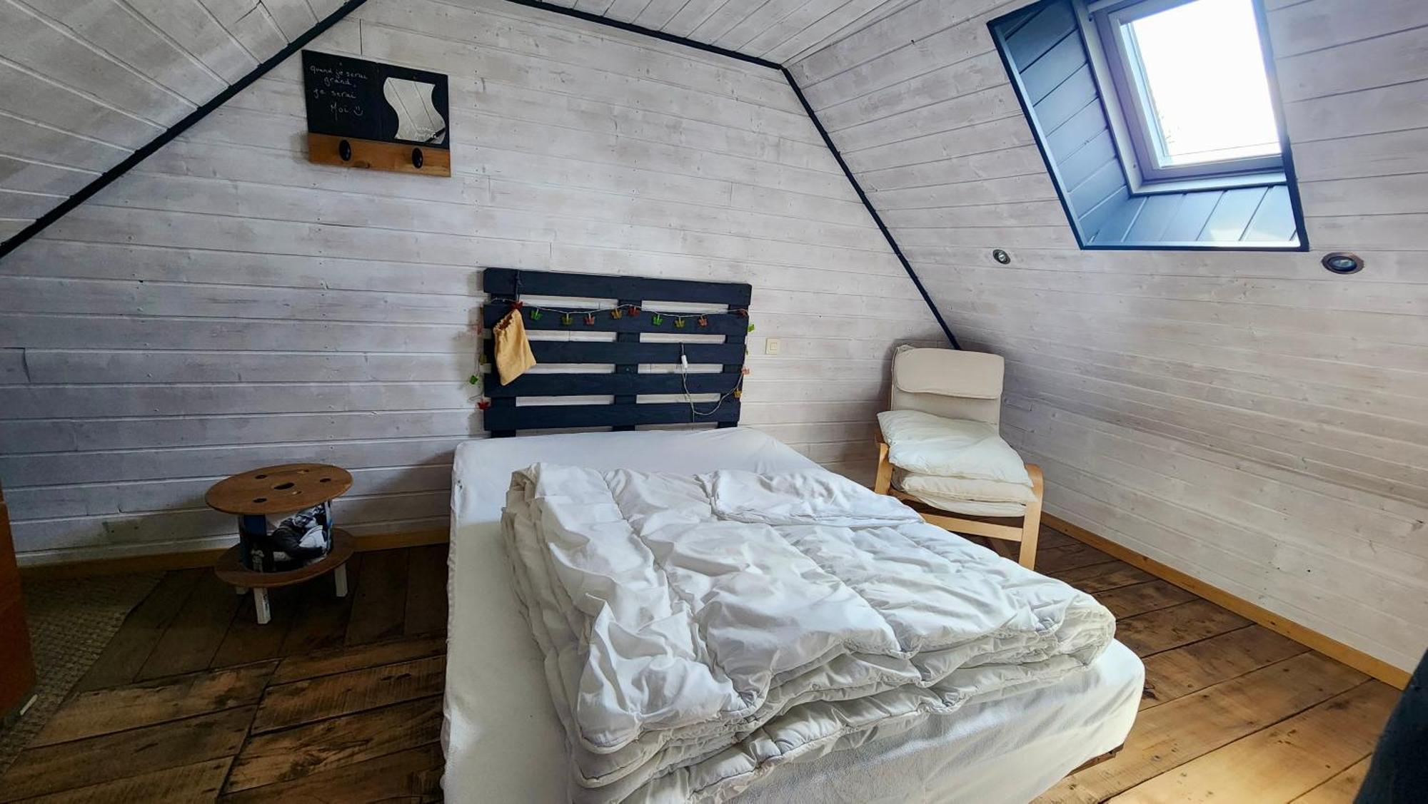 La Petite Maison En Bois Bleue Quiberville Eksteriør billede