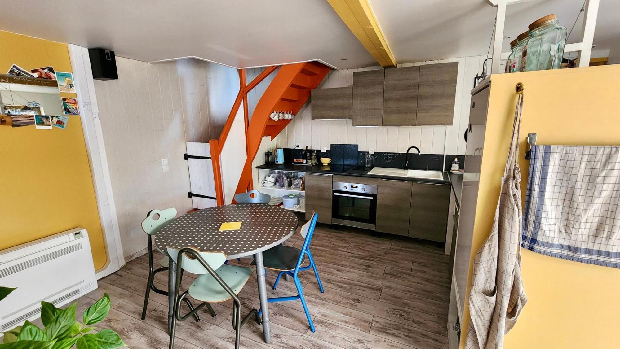 La Petite Maison En Bois Bleue Quiberville Eksteriør billede